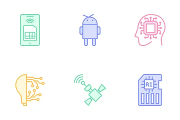 Artificial Intelligence 5 Icon Pack