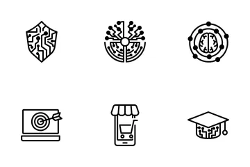 Artificial Intelligence And Technology Icon Pack