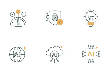 Artificial Intelligence And Technology Icon Pack