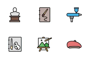 Estudio de artista Paquete de Iconos