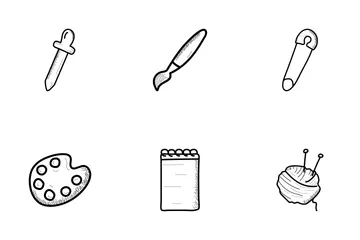 Arts And Crafts Pack 1 Icon Pack