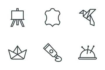 Arts, Crafts, Sewing Icon Pack