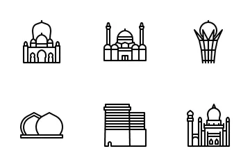 Asian Capitals Icon Pack