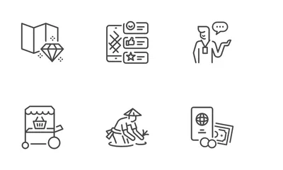 Asian Local Tourism Icon Pack
