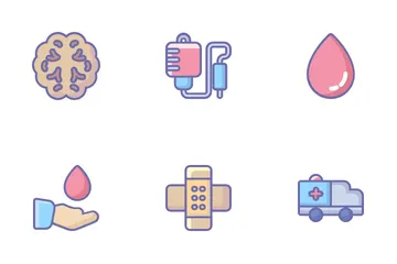 Atención sanitaria y médica Paquete de Iconos
