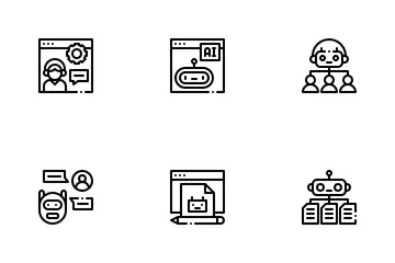 Assistente virtual Icon Pack