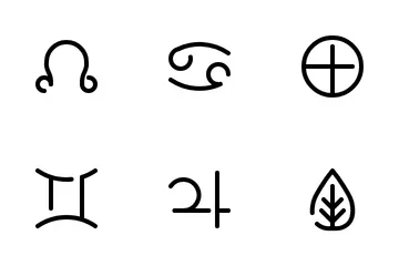 Astrología Paquete de Iconos