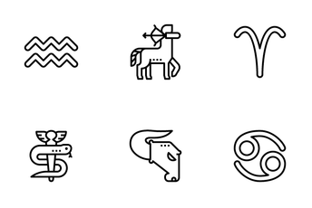 Astrological Signs Icon Pack