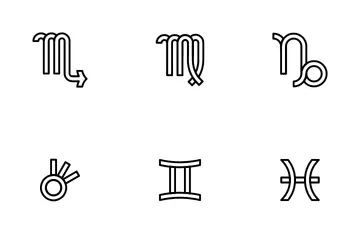 Astrological Symbols Icon Pack