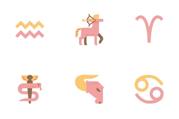 Astrologisches Zeichen Symbolpack