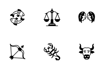 Astrology And Zodiac Signs Icon Pack