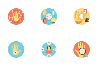 Astrology, Numerology And Horoscope Icon Pack
