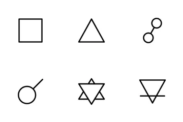 占星術のシンボル アイコンパック