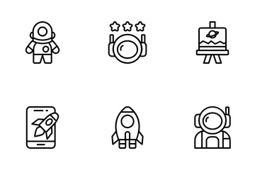 Astronaut Icon Pack