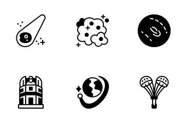 Tecnología Astronáutica Icon Pack