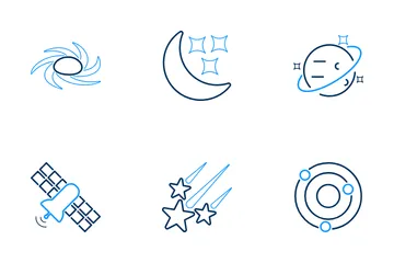 Astronomía Paquete de Iconos