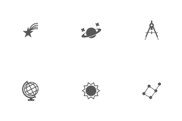 Astronomy And Space Icon Pack