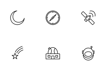 Astronomy Line Icon Pack