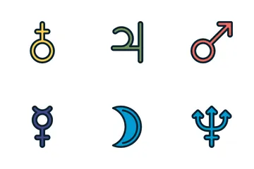 Astronomy Sign Icon Pack