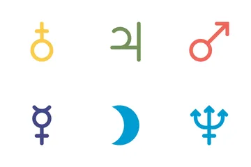 Astronomy Sign Icon Pack