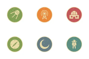 Astronomy Vintage Icon Pack