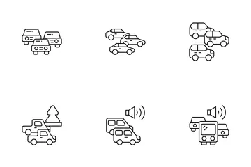 Embotellamiento Paquete de Iconos