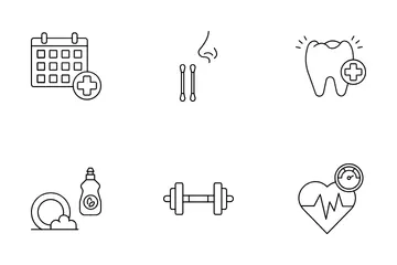 Cuidado de la salud Paquete de Iconos