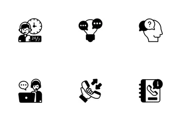 Atendimento ao cliente Pacote de Ícones