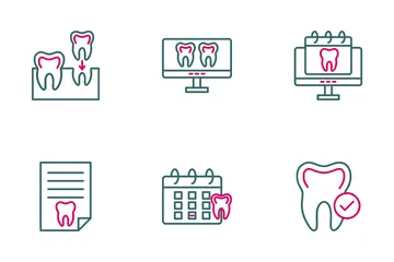 Cuidado dental Pacote de Ícones