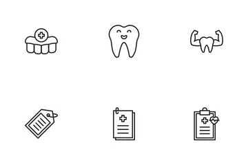 Cuidado dental Pacote de Ícones