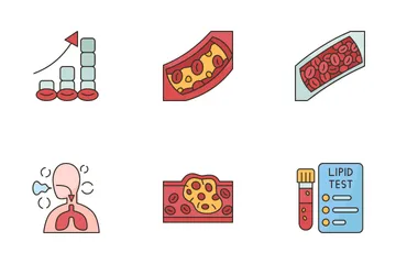 Atherosclerosis Icon Pack