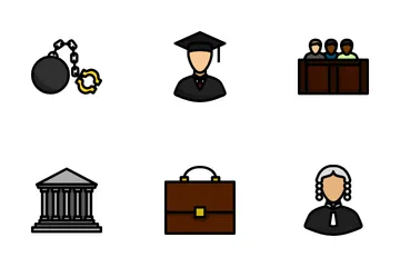 Attorney Color Icon Pack