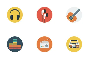 Audio Paquete de Iconos