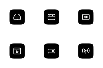 Audio And Video Icon Pack