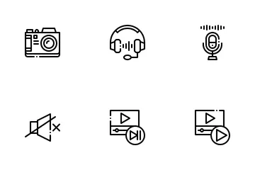 Audio And Video Icon Pack