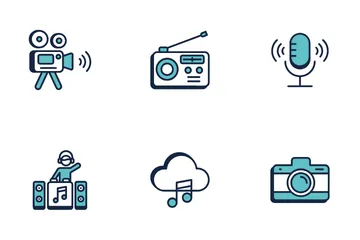 Audio And Video Icon Pack