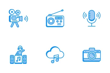 Audio And Video Icon Pack