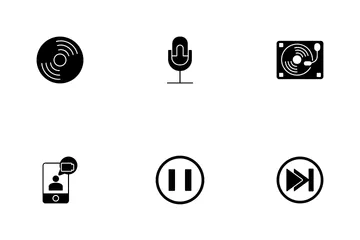 Audio And Video Icon Pack