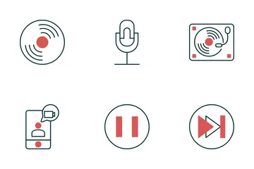 Audio And Video Icon Pack