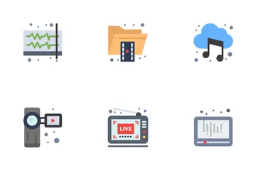 Audio And Video Icon Pack