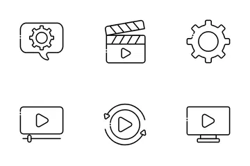 Audio And Video Icon Pack