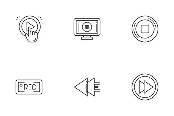 Audio And Video Icon Pack