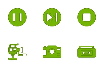 Audio And Video Icon Pack