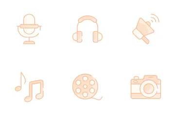 Audio And Video Icon Pack