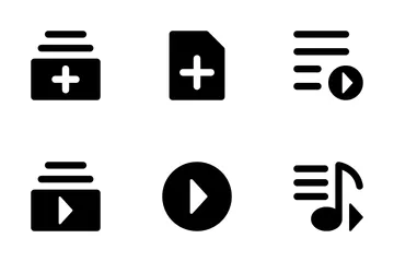 Audio And Video Icon Pack
