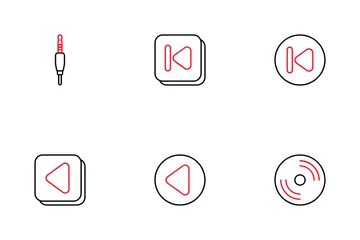 Audio Controls Icon Pack