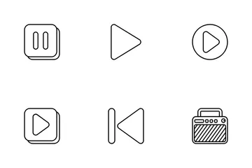 Audio Controls Icon Pack