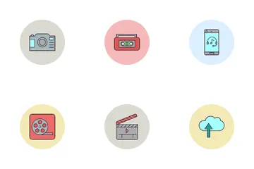 Audio et vidéo Pack d'Icônes