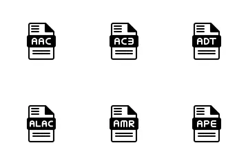 Audio Files Icon Pack
