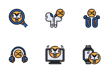 Audio inalámbrico Icon Pack